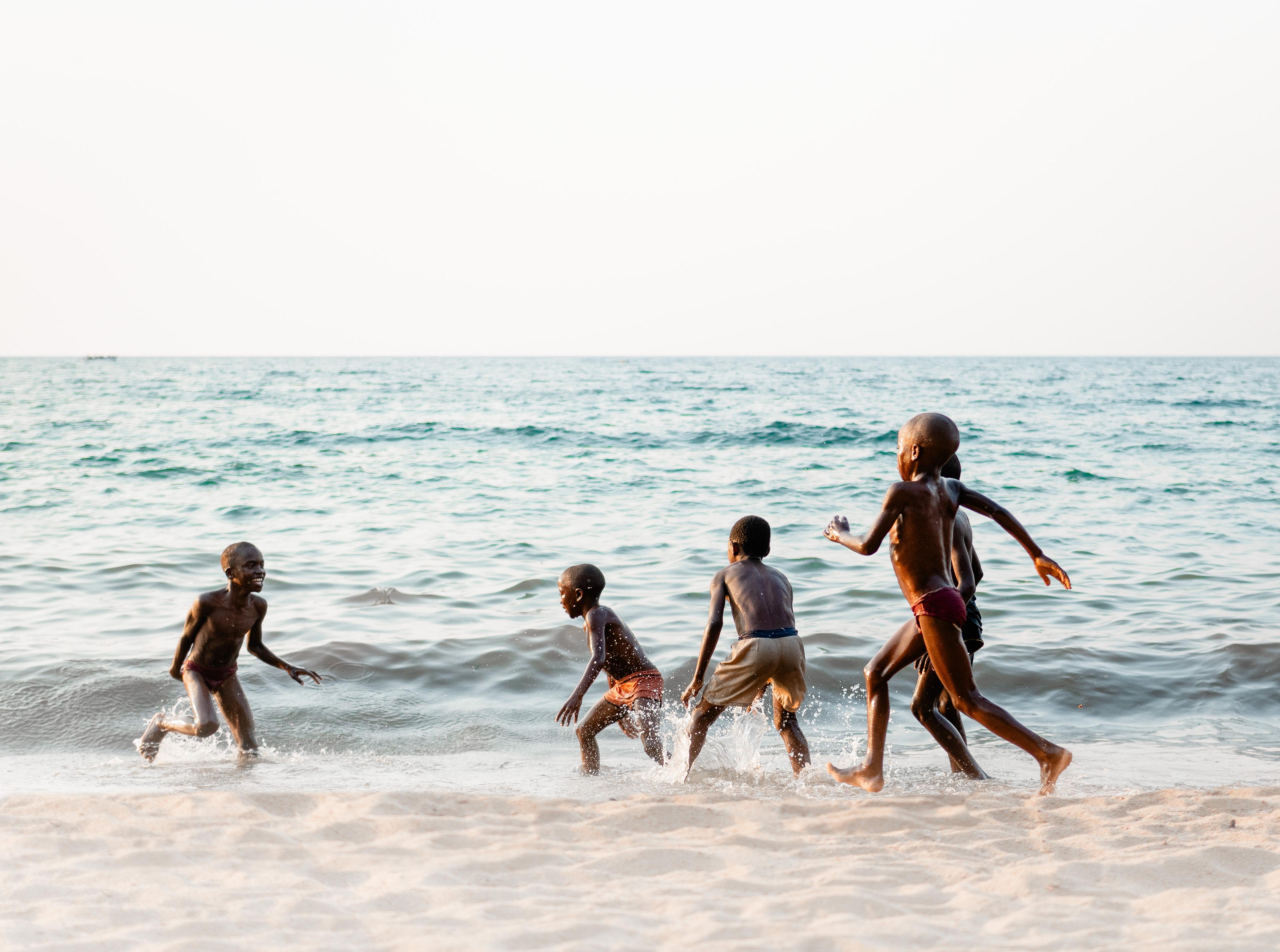 Kids at Lake Malawi